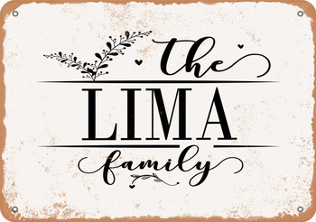 The Lima Family (Style 2) - Metal Sign