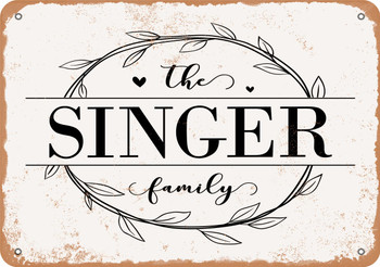 The Singer Family (Style 1) - Metal Sign