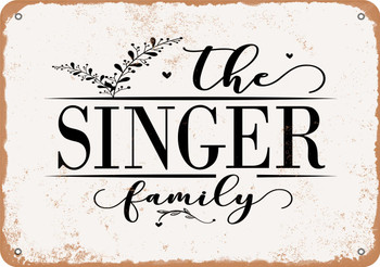 The Singer Family (Style 2) - Metal Sign