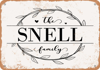 The Snell Family (Style 1) - Metal Sign