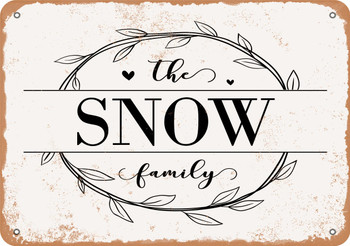 The Snow Family (Style 1) - Metal Sign