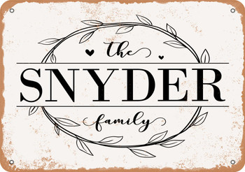 The Snyder Family (Style 1) - Metal Sign