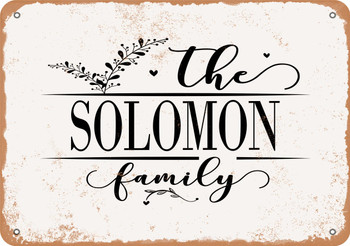 The Solomon Family (Style 2) - Metal Sign