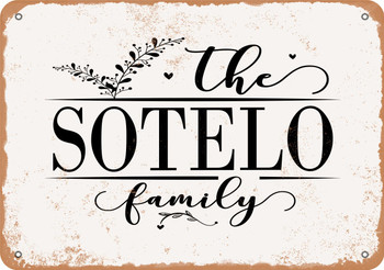 The Sotelo Family (Style 2) - Metal Sign