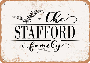 The Stafford Family (Style 2) - Metal Sign
