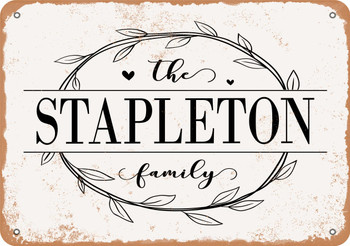 The Stapleton Family (Style 1) - Metal Sign