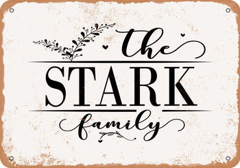 The Stark Family (Style 2) - Metal Sign