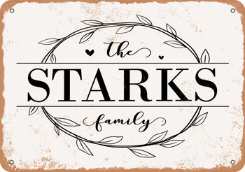 The Starks Family (Style 1) - Metal Sign