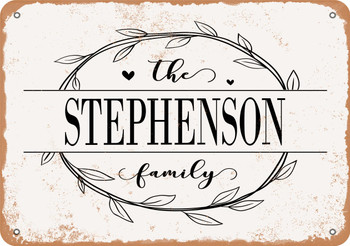 The Stephenson Family (Style 1) - Metal Sign