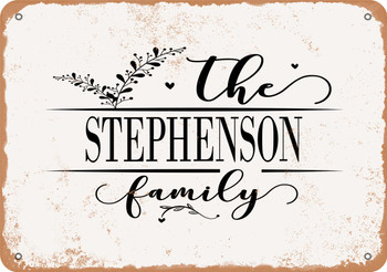 The Stephenson Family (Style 2) - Metal Sign
