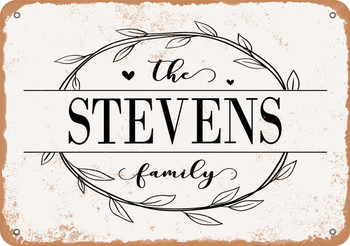 The Stevens Family (Style 1) - Metal Sign
