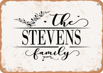 The Stevens Family (Style 2) - Metal Sign