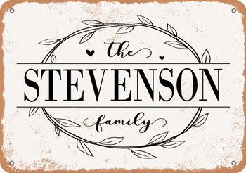 The Stevenson Family (Style 1) - Metal Sign