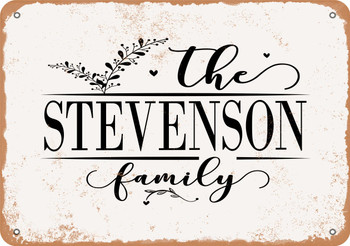 The Stevenson Family (Style 2) - Metal Sign