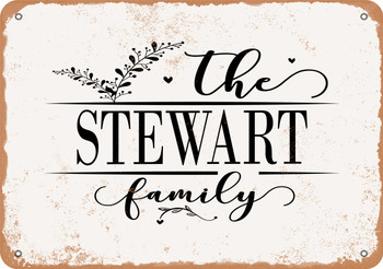 The Stewart Family (Style 2) - Metal Sign