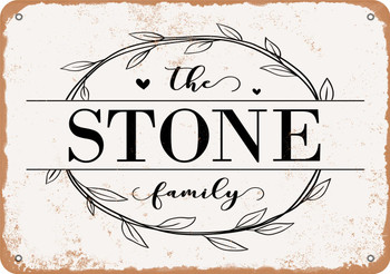 The Stone Family (Style 1) - Metal Sign