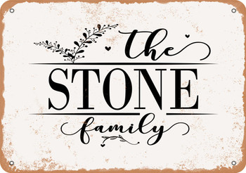 The Stone Family (Style 2) - Metal Sign