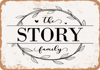 The Story Family (Style 1) - Metal Sign