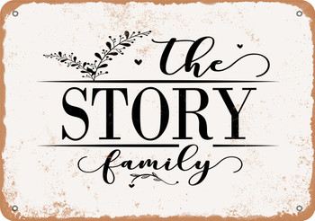 The Story Family (Style 2) - Metal Sign