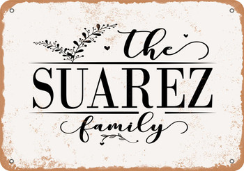 The Suarez Family (Style 2) - Metal Sign