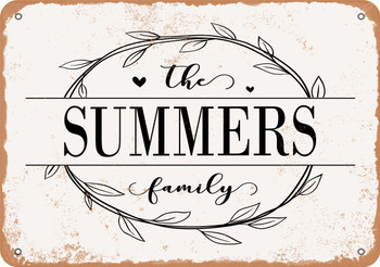 The Summers Family (Style 1) - Metal Sign