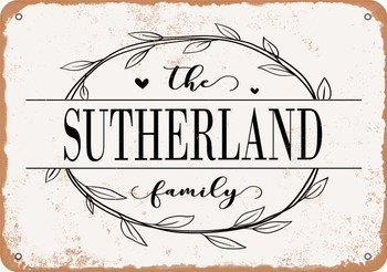 The Sutherland Family (Style 1) - Metal Sign