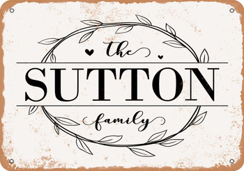 The Sutton Family (Style 1) - Metal Sign