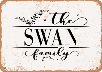 The Swan Family (Style 2) - Metal Sign