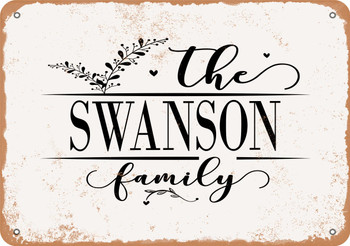 The Swanson Family (Style 2) - Metal Sign