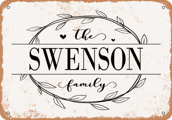 The Swenson Family (Style 1) - Metal Sign