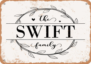 The Swift Family (Style 1) - Metal Sign