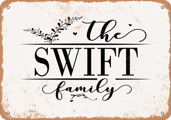 The Swift Family (Style 2) - Metal Sign