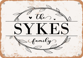 The Sykes Family (Style 1) - Metal Sign