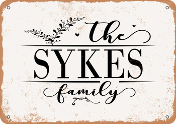 The Sykes Family (Style 2) - Metal Sign