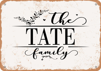The Tate Family (Style 2) - Metal Sign