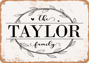 The Taylor Family (Style 1) - Metal Sign