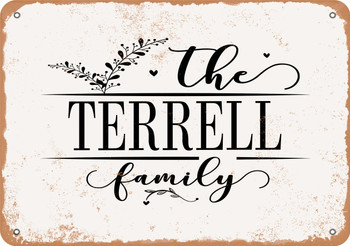 The Terrell Family (Style 2) - Metal Sign