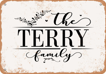 The Terry Family (Style 2) - Metal Sign