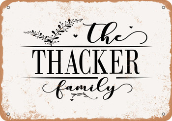 The Thacker Family (Style 2) - Metal Sign