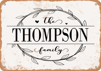 The Thompson Family (Style 1) - Metal Sign