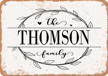 The Thomson Family (Style 1) - Metal Sign