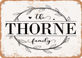 The Thorne Family (Style 1) - Metal Sign