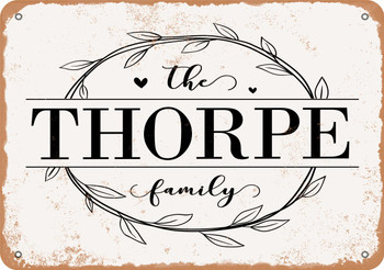The Thorpe Family (Style 1) - Metal Sign