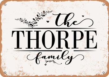 The Thorpe Family (Style 2) - Metal Sign