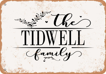 The Tidwell Family (Style 2) - Metal Sign