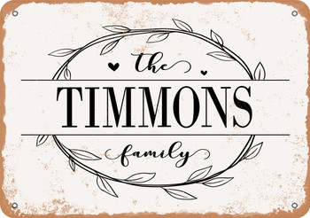 The Timmons Family (Style 1) - Metal Sign