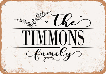The Timmons Family (Style 2) - Metal Sign