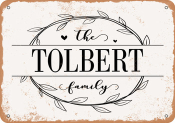 The Tolbert Family (Style 1) - Metal Sign