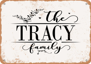 The Tracy Family (Style 2) - Metal Sign