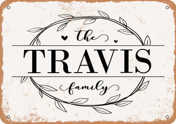 The Travis Family (Style 1) - Metal Sign